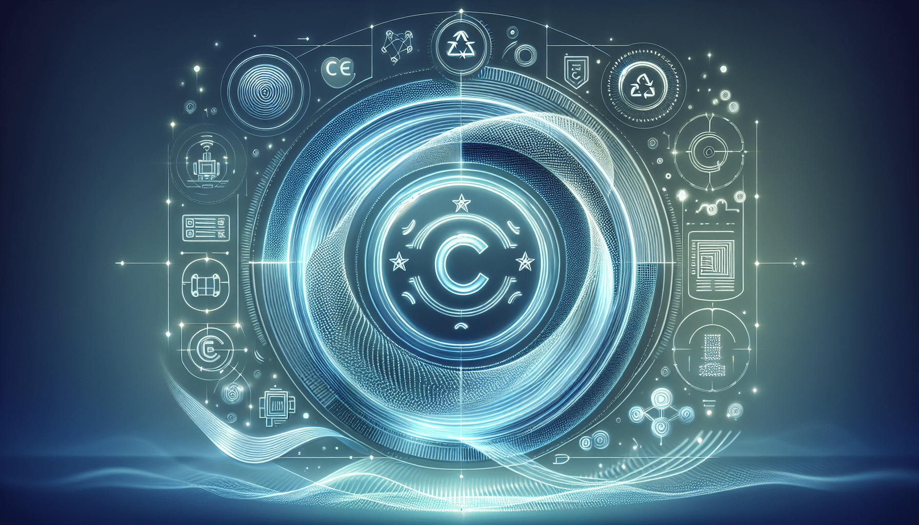 Illustration depicting common CE & RoHS compliance errors in electronics products exported to the EU market.