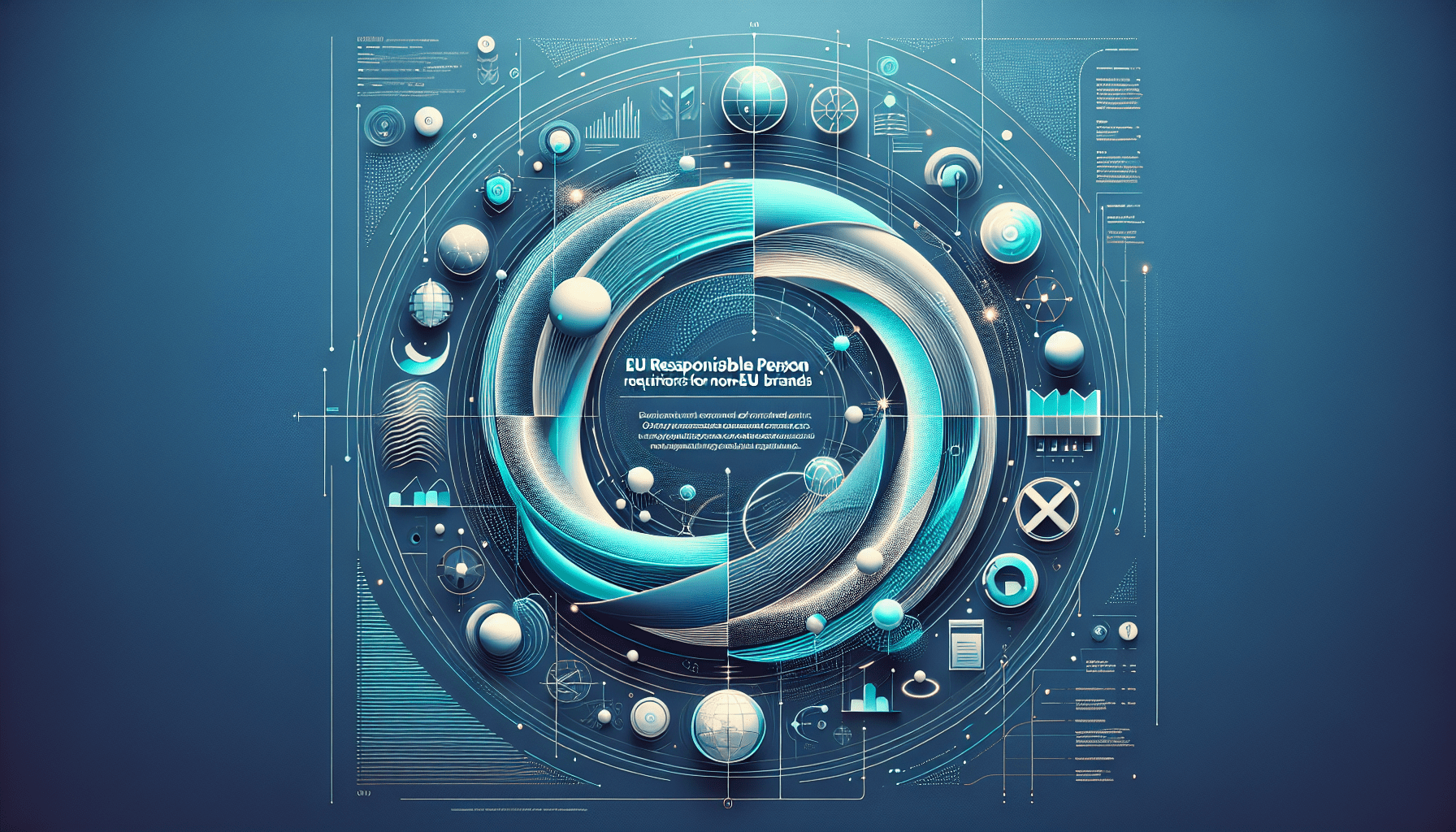 Illustration highlighting the requirement for an EU Responsible Person by 2025 for non-EU brands to sell on Amazon and other EU platforms.