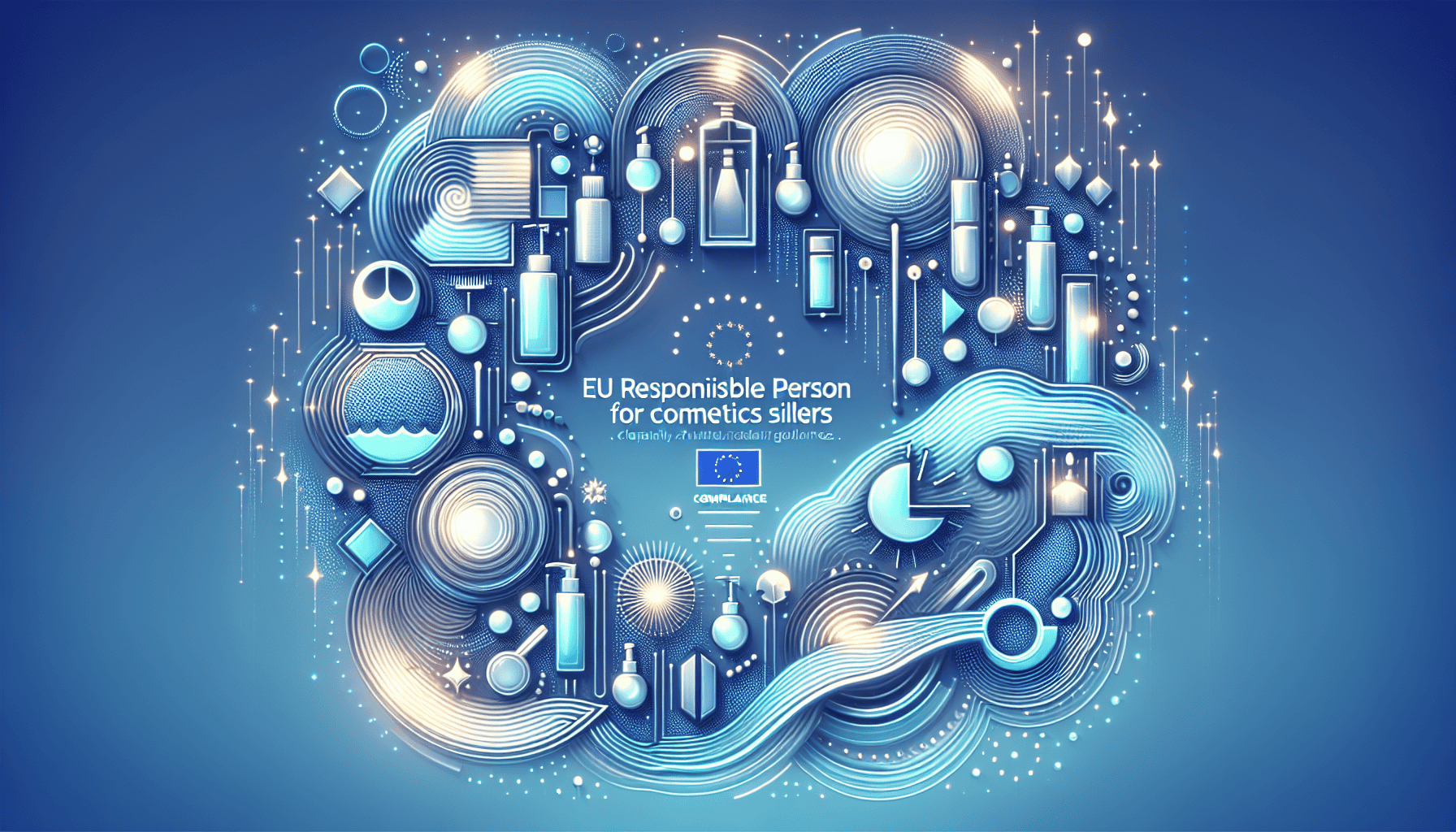 Illustration showcasing how to buy EU Responsible Person for cosmetics compliance and European sales access.