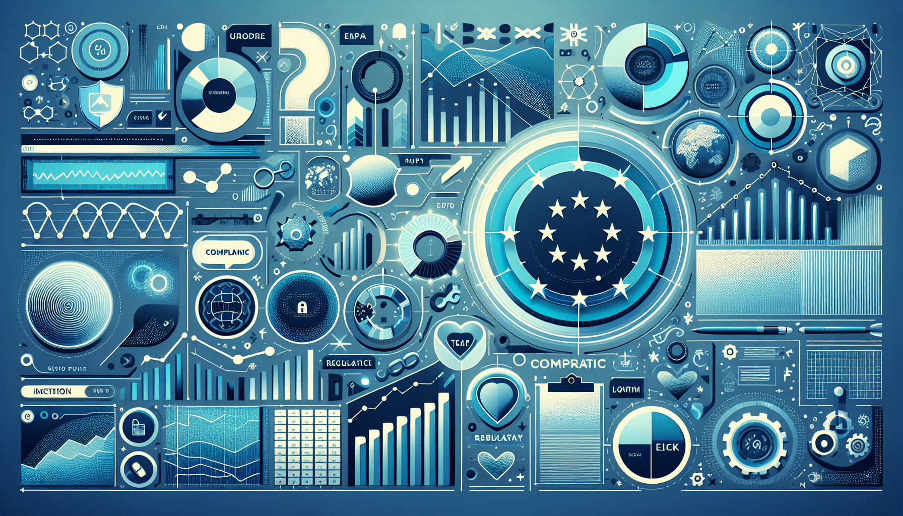 Illustration showing Shopify seller from UK appointing an EU Representative across border for post-Brexit compliance.