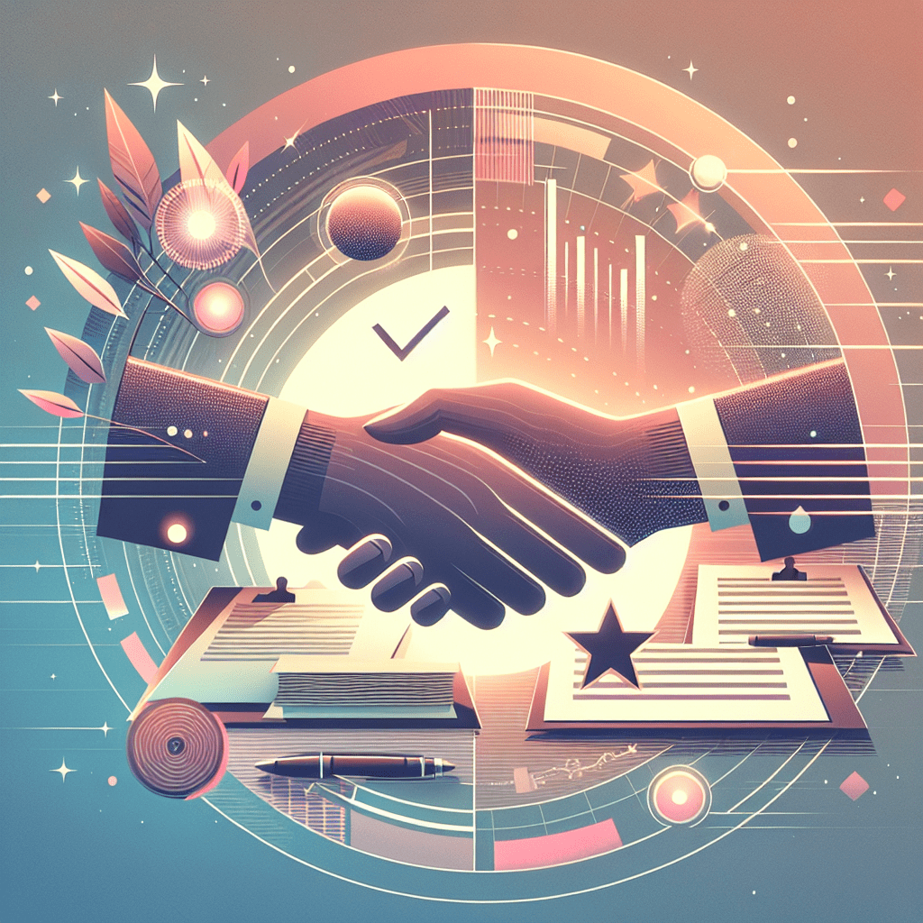 Illustration showing handshake over 'EU Responsible Person' documents, EU stars in background, conveying fast-track compliance and partnership.