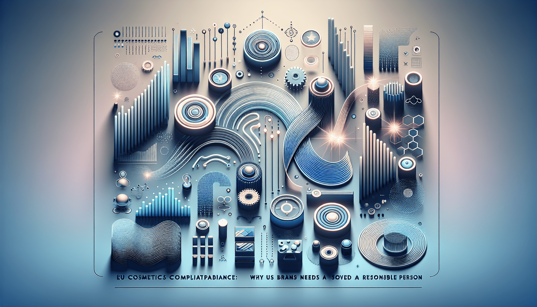A detailed visual representing the concept of appointing an EU Responsible Person for US cosmetics brands seeking EU compliance.