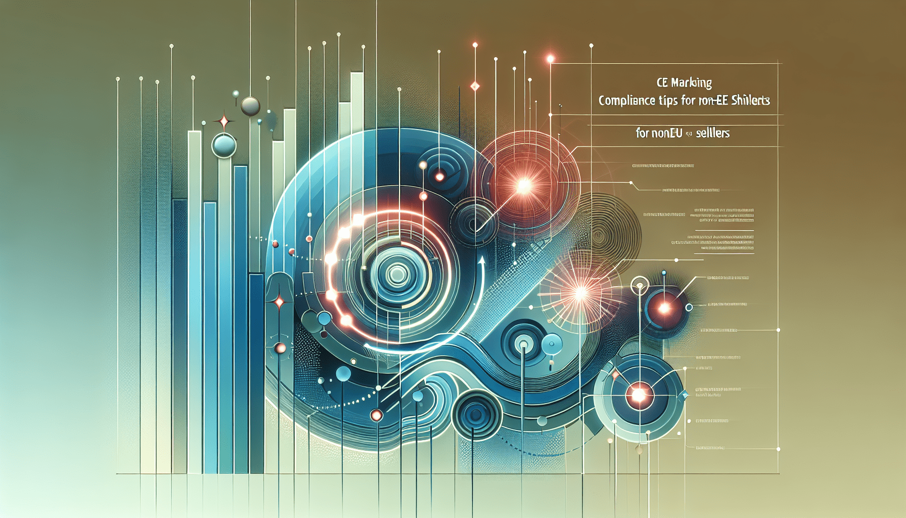 Illustration of CE Marking compliance issues faced by non-EU sellers entering the EU market.