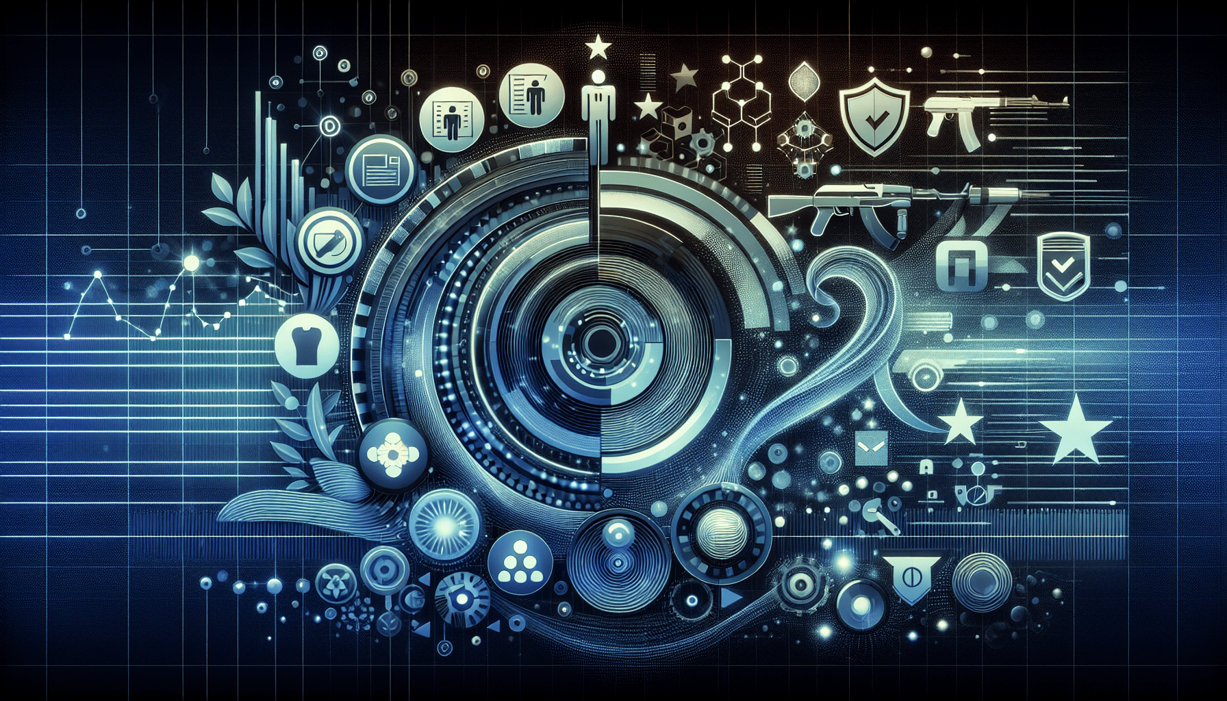 Illustration showing an interactive EU compliance checklist linking product types like cosmetics, toys, electronics with regulatory icons and EU maps.