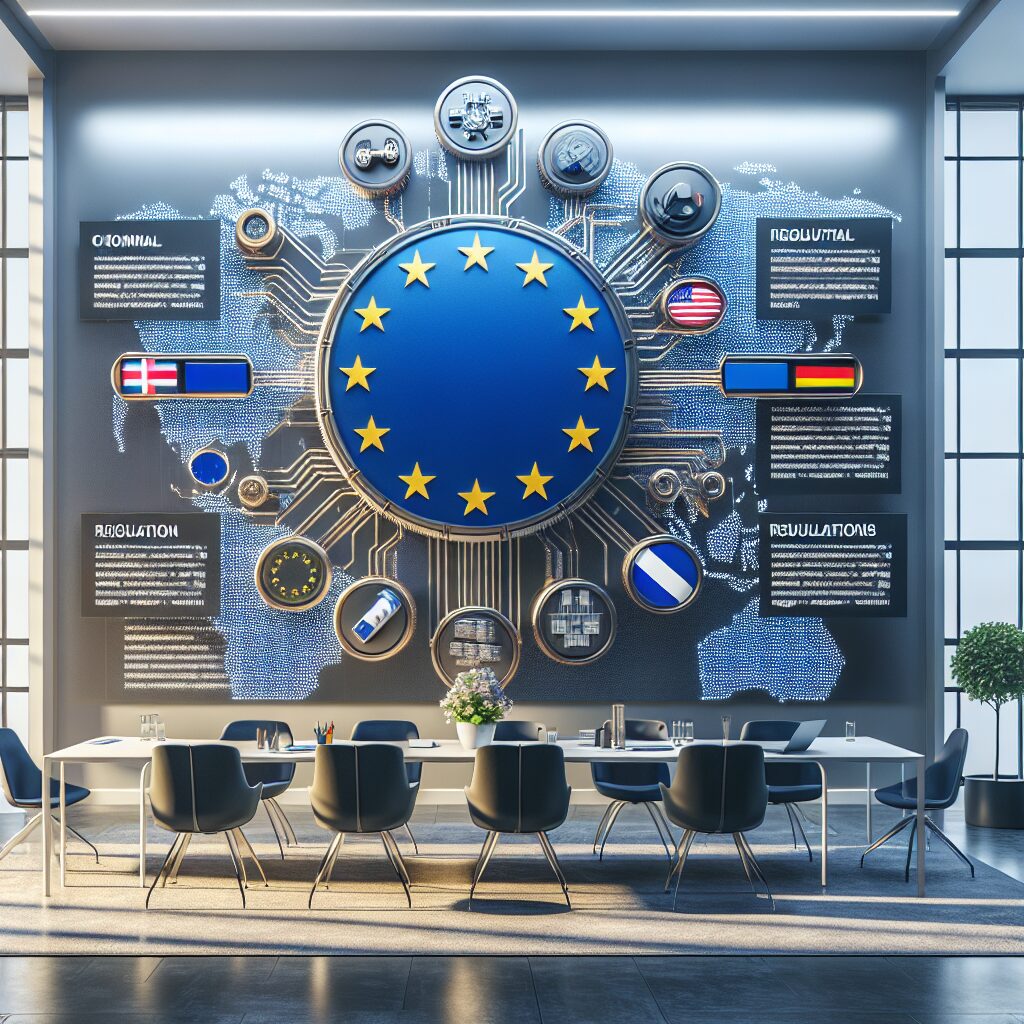 Infographic showing EU responsible person fees by product type and service tier with compliance documents and packaging.