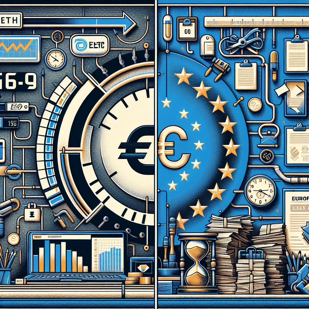 Illustration comparing Eldris digital compliance with traditional EU reps—highlighting speed, automation, and legal accuracy.