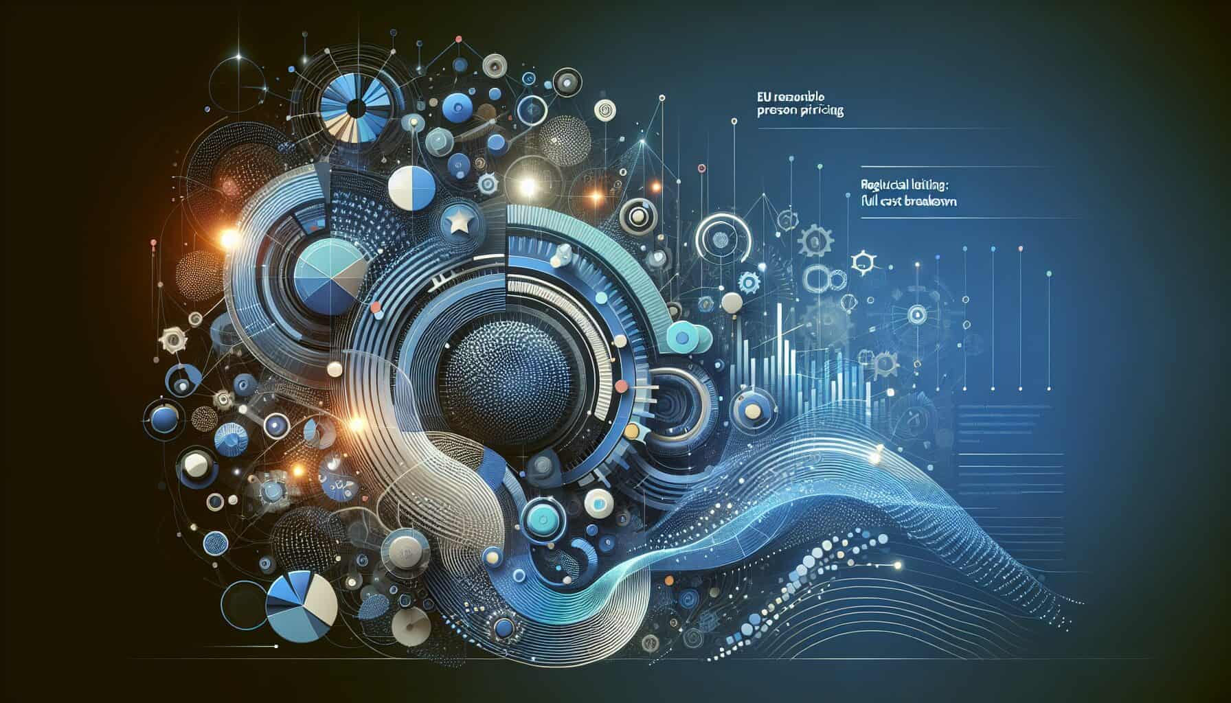 Explainer image for eu responsible person service pricing across Europe, depicting cost ranges and representative icons