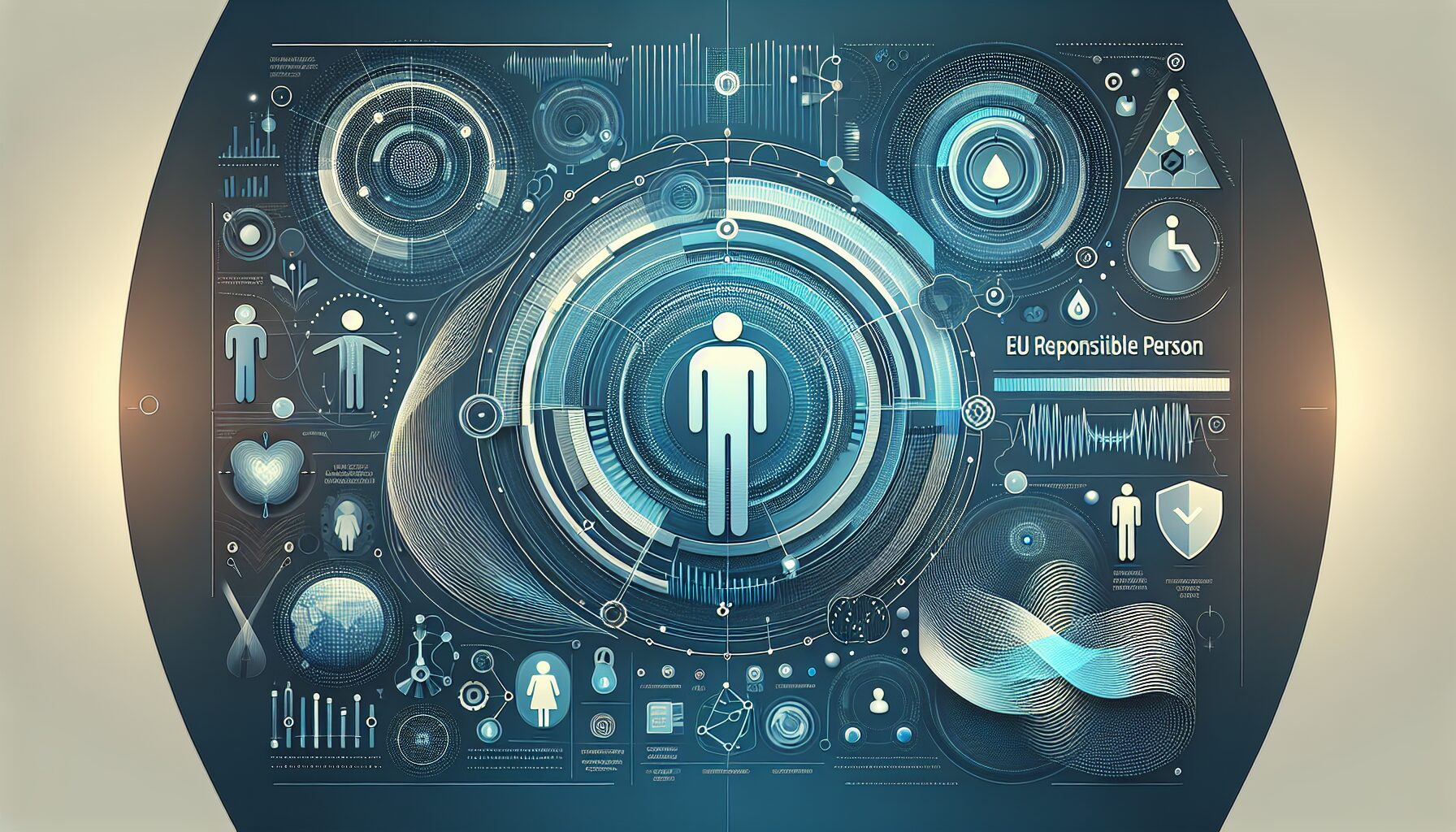 Overview illustration of US and UK product listings pointing to European Union map with compliance icons, representing EU Responsible Person role.
