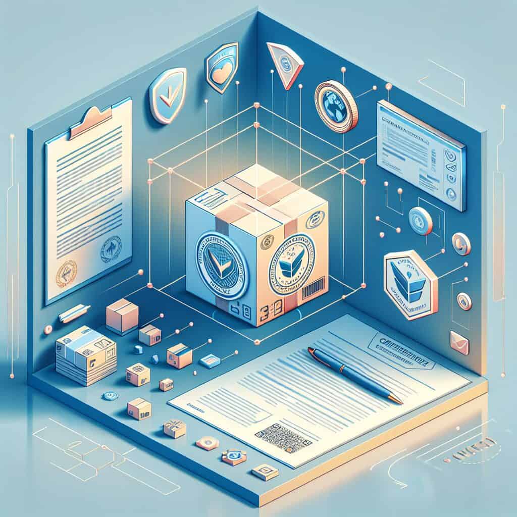 Illustration showing steps to receive an EU authorised representative quote and secure product compliance for European markets.