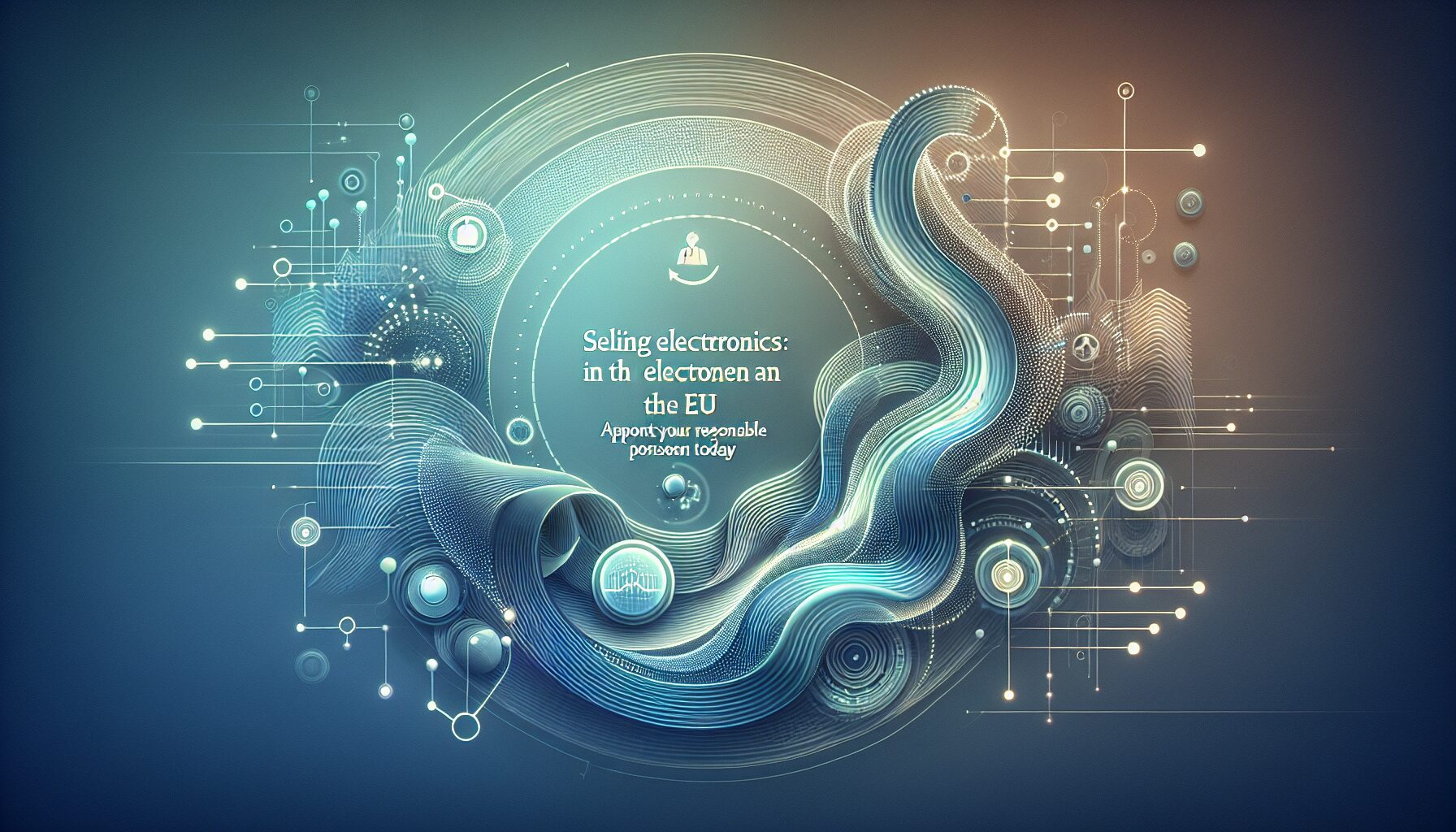 Illustration explaining the EU Responsible Person role for electronics compliance and safe product entry into the EU market.